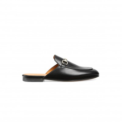 GUCCI PRINCETOWN LEATHER MULES 